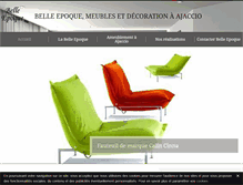 Tablet Screenshot of belle-epoque-ajaccio.com